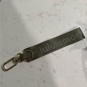 lululemon athletica Olive Green Logo Key Fob Strap